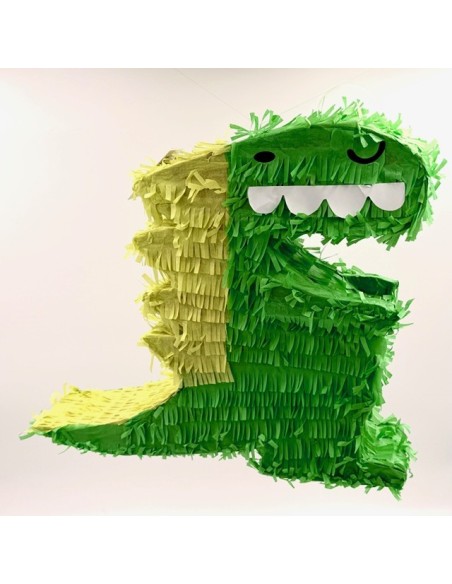 Dinosaure vert et jaune