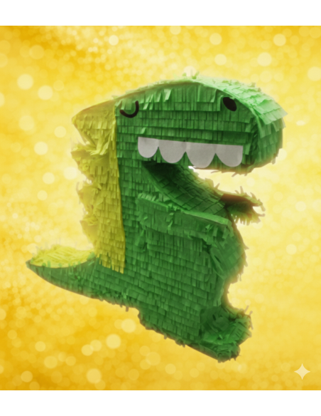 Dinosaure vert et jaune