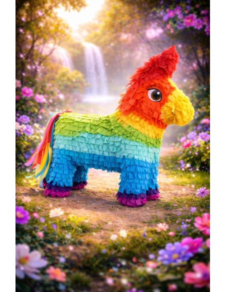 Rainbow Donkey