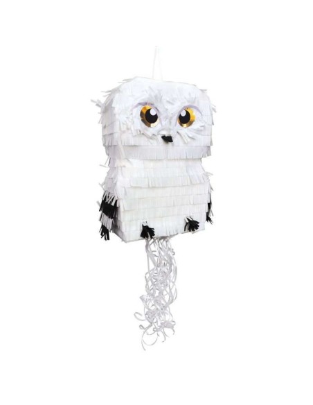 White and black owl